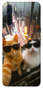 Чехол Cool cats city для Oppo A91