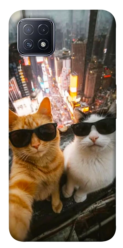 Чехол Cool cats city для Oppo A73