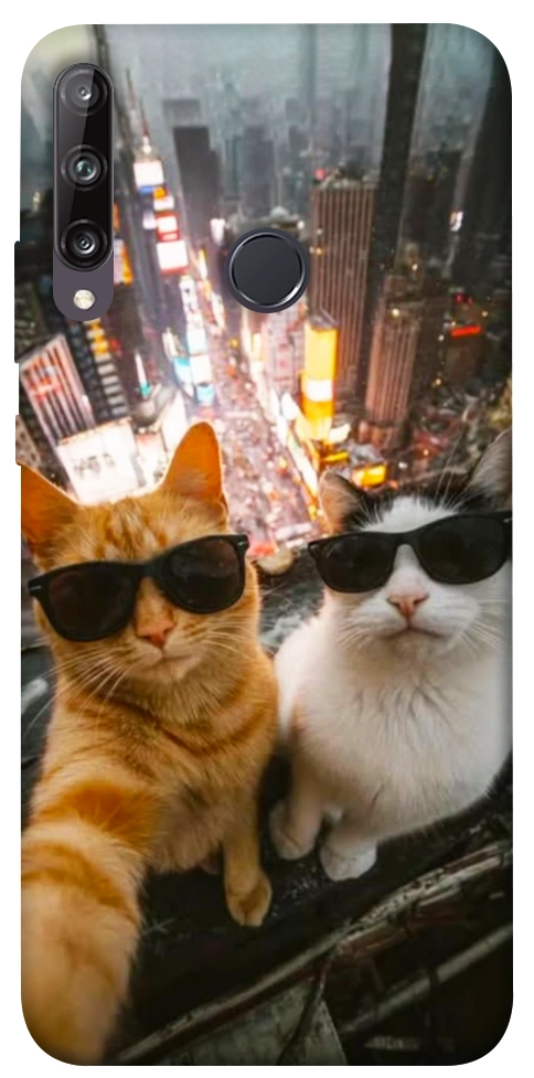 Чехол Cool cats city для Huawei P40 Lite E