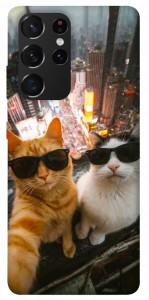 Чехол Cool cats city для Galaxy S21 Ultra
