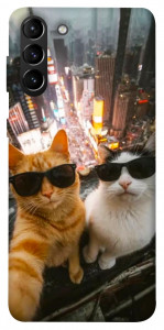 Чехол Cool cats city для Galaxy S21+