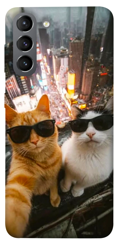 Чехол Cool cats city для Galaxy S21