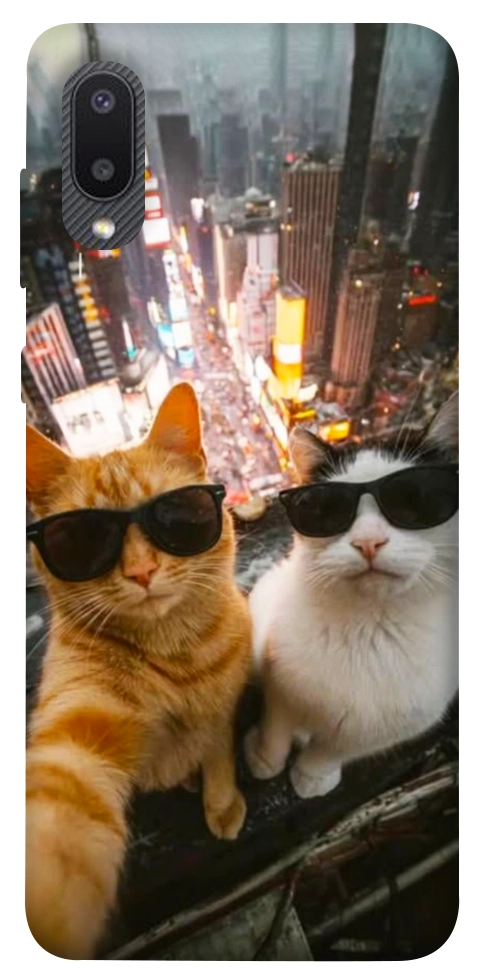 Чохол Cool cats city для Galaxy A02