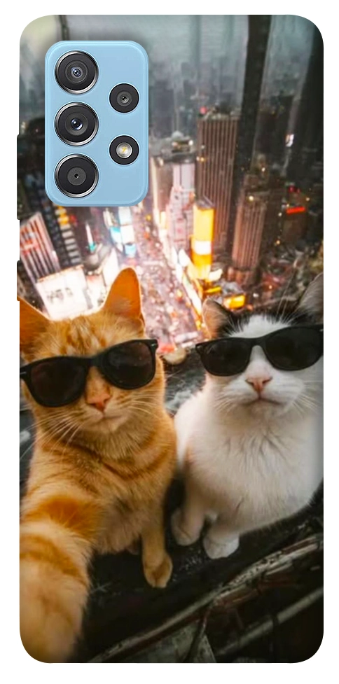 Чехол Cool cats city для Galaxy A52