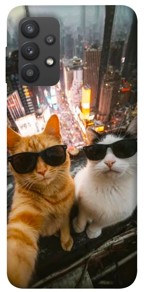 Чехол Cool cats city для Galaxy A32 4G