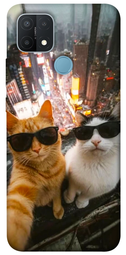 Чехол Cool cats city для Oppo A15
