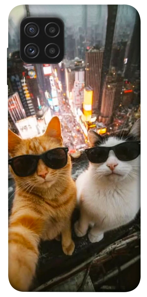Чехол Cool cats city для Galaxy A22 4G