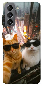 Чехол Cool cats city для Galaxy S21 FE