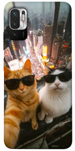 Чехол Cool cats city для Xiaomi Redmi Note 10 5G