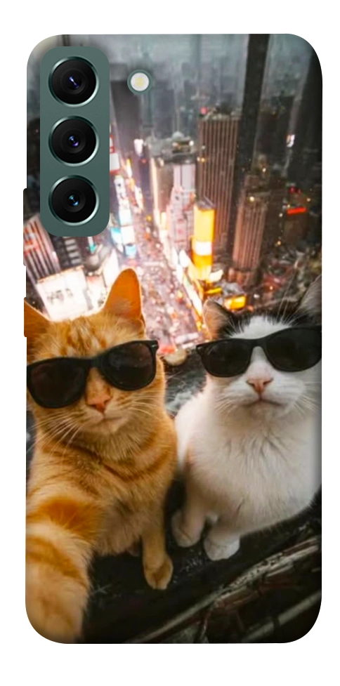 Чехол Cool cats city для Galaxy S22