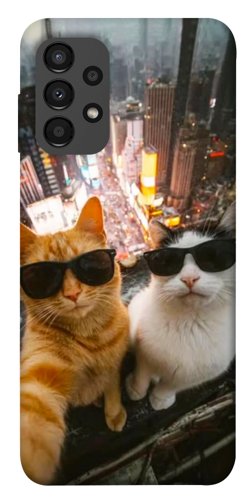Чохол Cool cats city для Galaxy A13 4G