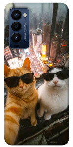 Чохол Cool cats city для Tecno Camon 18 P