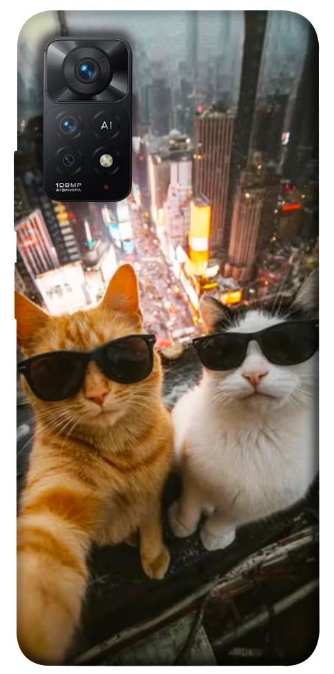 Чехол Cool cats city для Xiaomi Redmi Note 11 Pro 5G