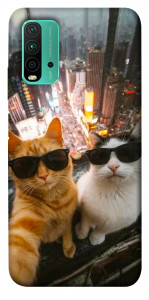 Чехол Cool cats city для Xiaomi Redmi 9T