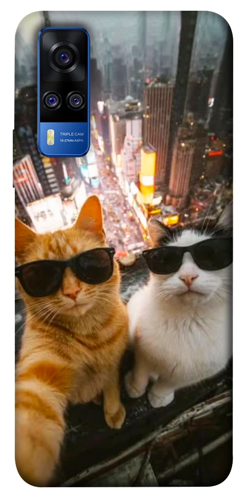 Чехол Cool cats city для Vivo Y51a