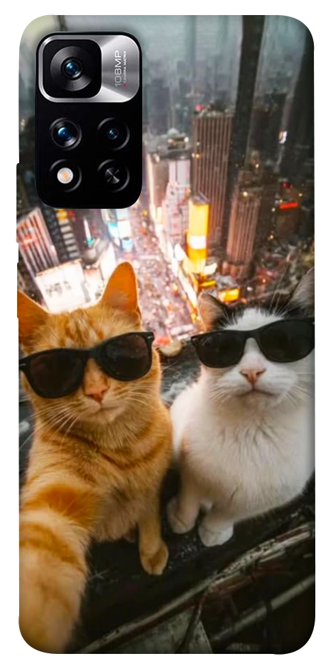 Чехол Cool cats city для Xiaomi Redmi Note 11 5G