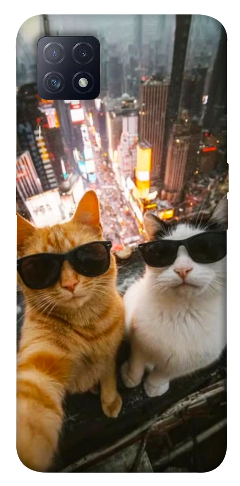 Чехол Cool cats city для Oppo A73 5G