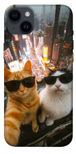 Чехол Cool cats city для iPhone 14 Plus