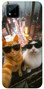 Чехол Cool cats city для Realme C20