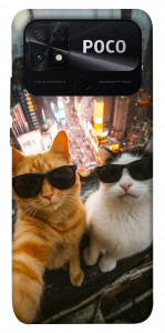 Чехол Cool cats city для Xiaomi Poco C40