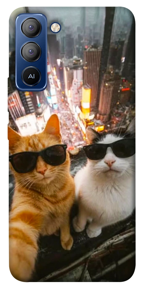 Чехол Cool cats city для TECNO Pop 5 Pro