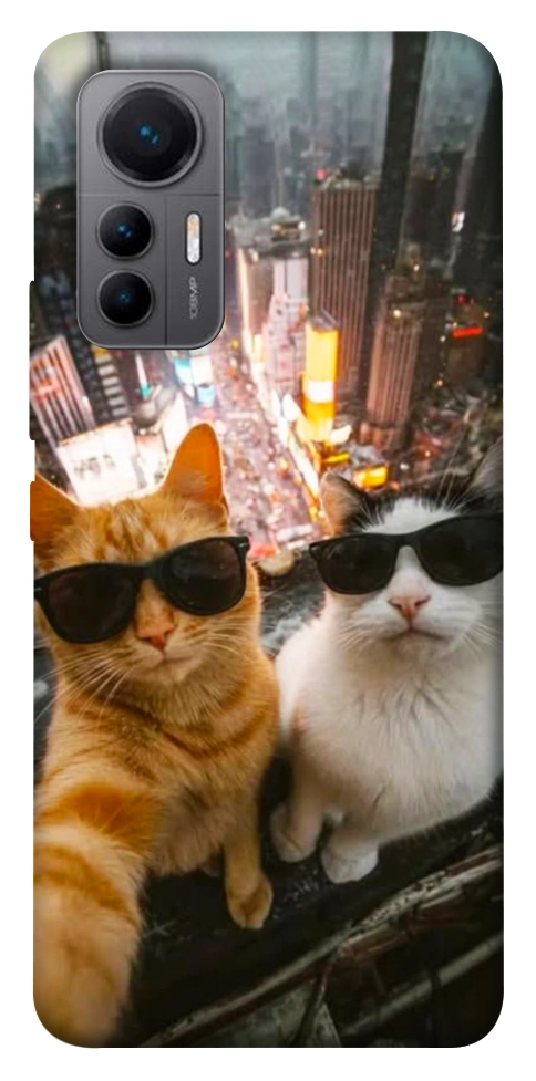 Чехол Cool cats city для Xiaomi 12 Lite