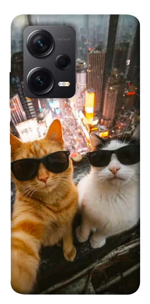 Чехол Cool cats city для Xiaomi Redmi Note 12 Pro 5G