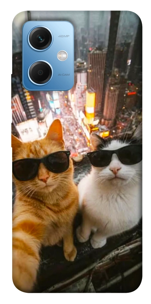 Чехол Cool cats city для Xiaomi Redmi Note 12 5G