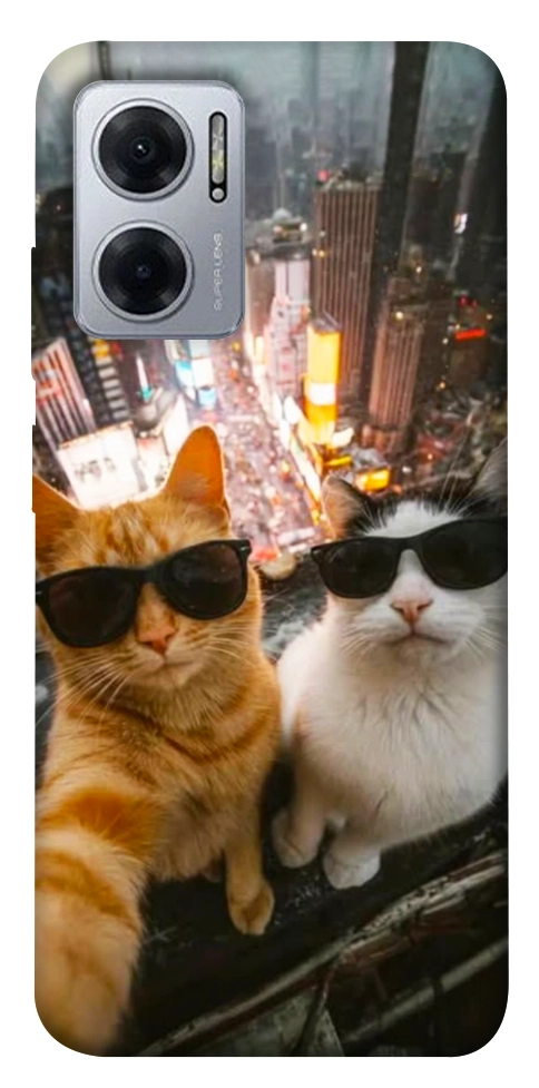 Чехол Cool cats city для Xiaomi Redmi Note 11E