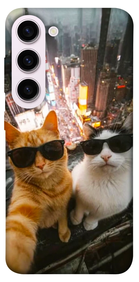 Чехол Cool cats city для Galaxy S23+