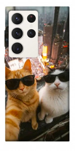 Чохол Cool cats city для Galaxy S23 Ultra