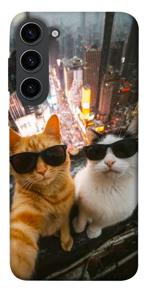 Чехол Cool cats city для Galaxy S23