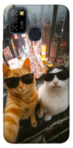 Чохол Cool cats city для Infinix Hot 10 Lite
