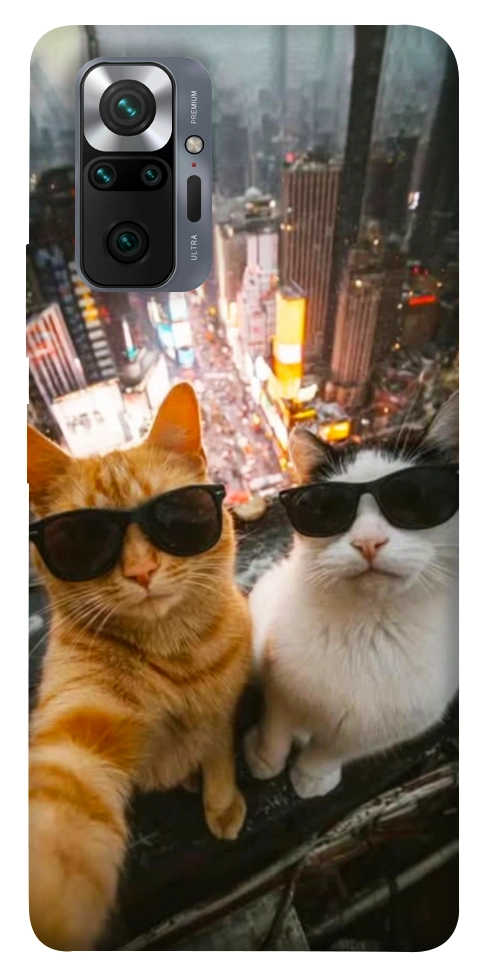 Чехол Cool cats city для Xiaomi Redmi Note 10 Pro Max