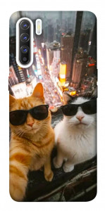 Чехол Cool cats city для Oppo Reno 3