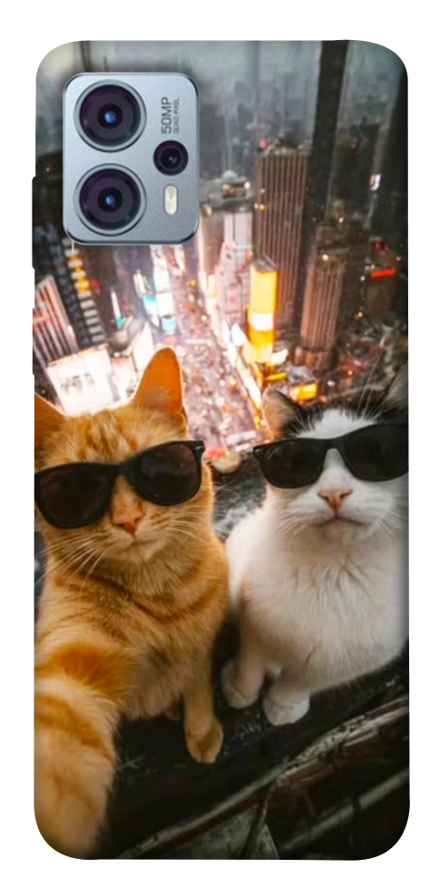 Чехол Cool cats city для Motorola Moto G23