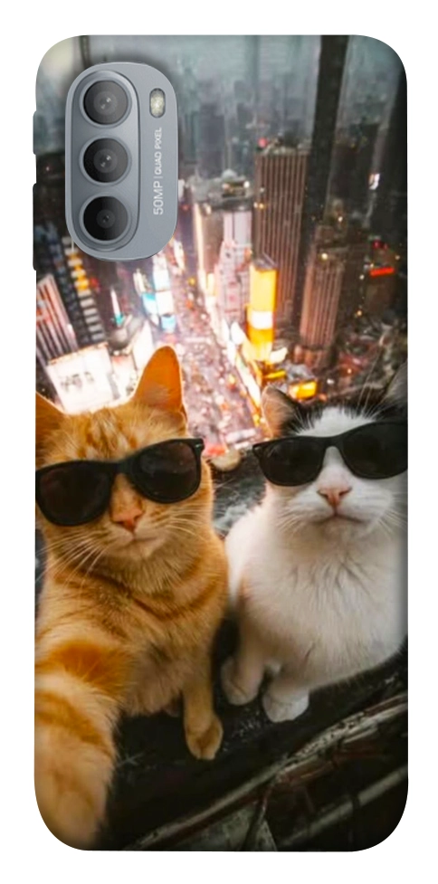 Чехол Cool cats city для Motorola Moto G31