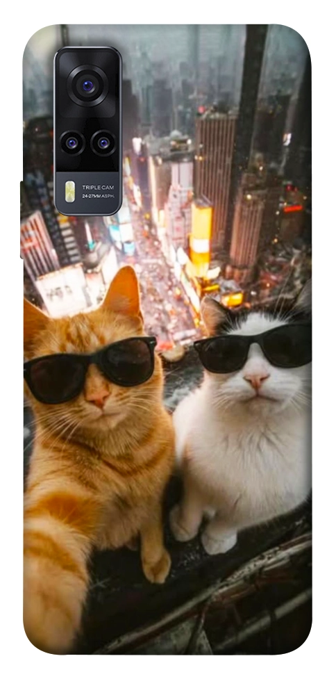 Чехол Cool cats city для Vivo Y31
