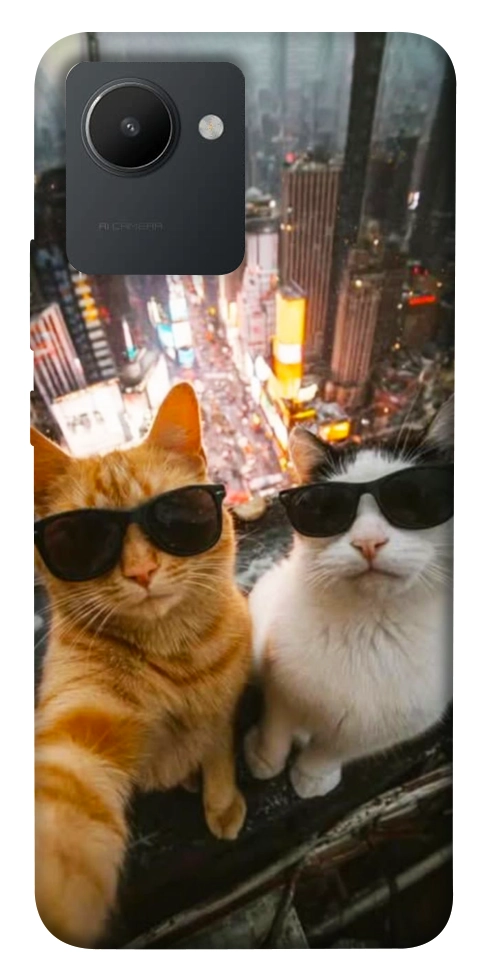 Чехол Cool cats city для Realme C30