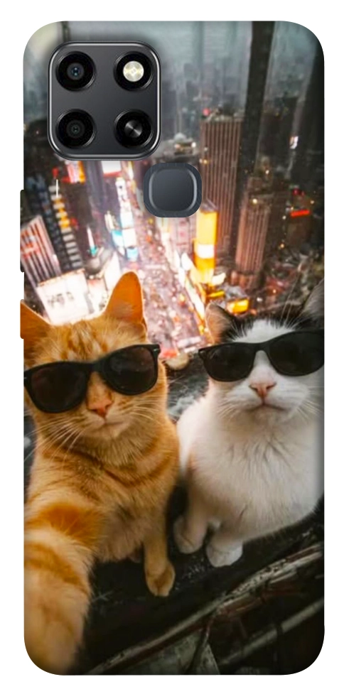 Чехол Cool cats city для Infinix Smart 6