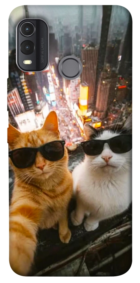 Чехол Cool cats city для Nokia G11 Plus