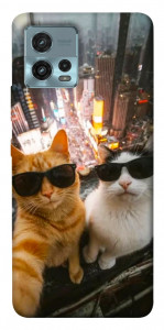 Чехол Cool cats city для Motorola Moto G72
