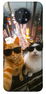 Чохол Cool cats city для Nokia G50