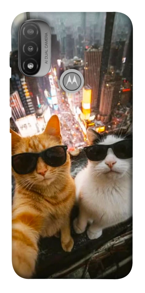 Чехол Cool cats city для Motorola Moto E20