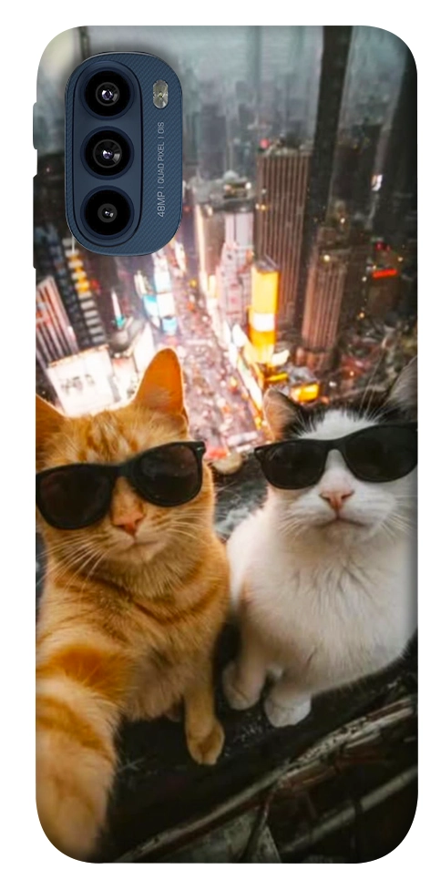 Чехол Cool cats city для Motorola Moto G41