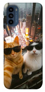 Чехол Cool cats city для Motorola Moto G41