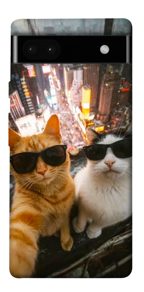 Чехол Cool cats city для Google Pixel 6A