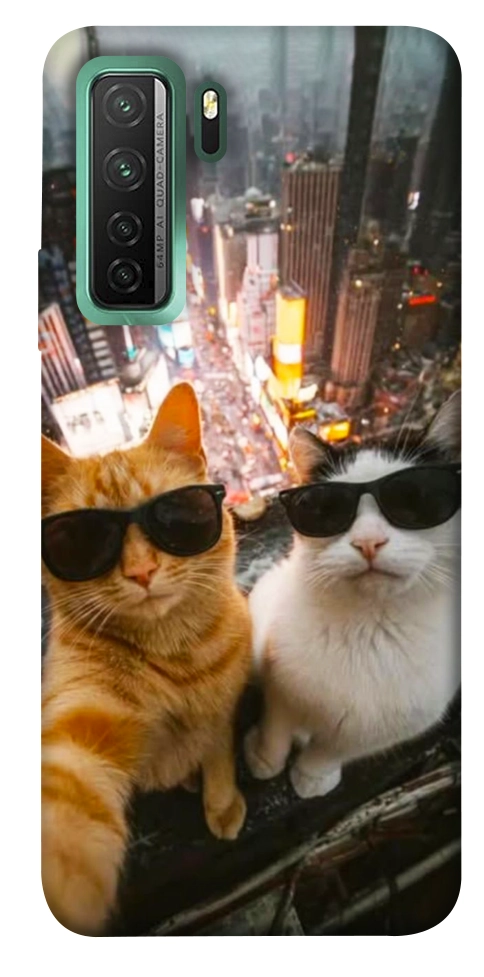 Чехол Cool cats city для Huawei nova 7 SE