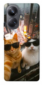 Чехол Cool cats city для Realme 10 Pro+