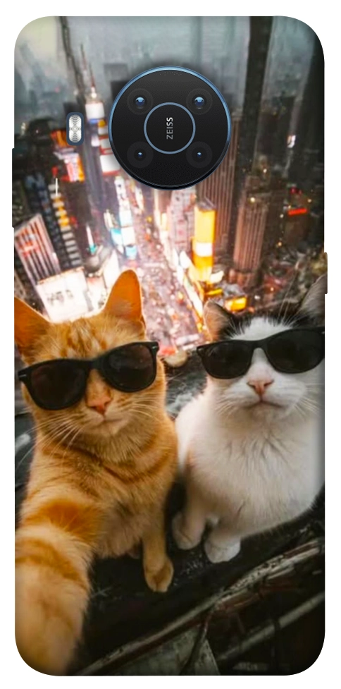 Чехол Cool cats city для Nokia X20